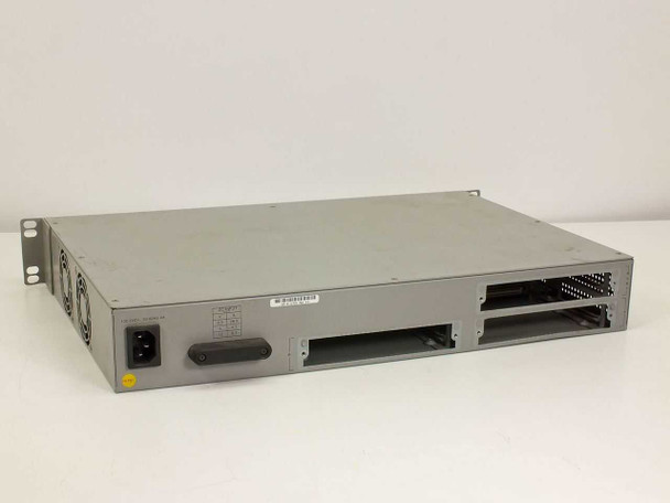 Allied Telesyn AT-8324SX – rear panel view showing IEC power inlet, expansion module bays, and ventilation slots