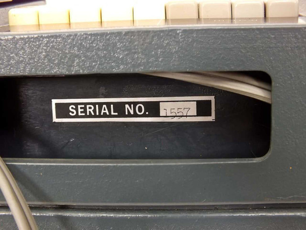 Optimum Electronics PG404 Pattern Generator – serial number label reading Serial No. 1557