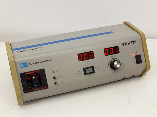 E-C Apparatus Electrophoresis Power Supply 0~550 Volt DC Output (VWR135)