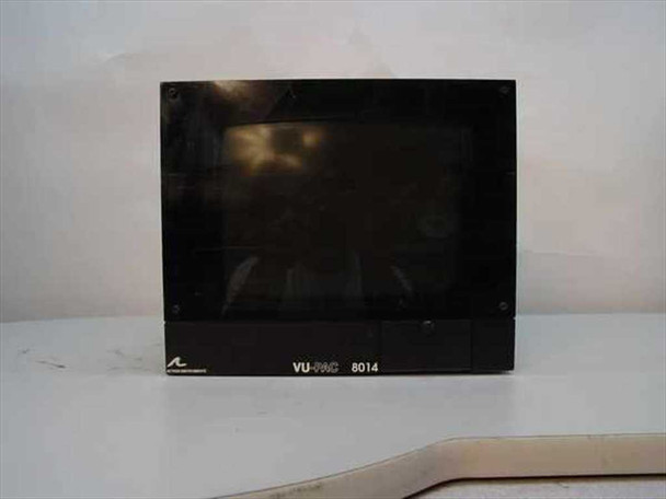 Action Instruments VU-PAC 8014 industrial CRT monitor — front view showing black panel housing, screen, and model label