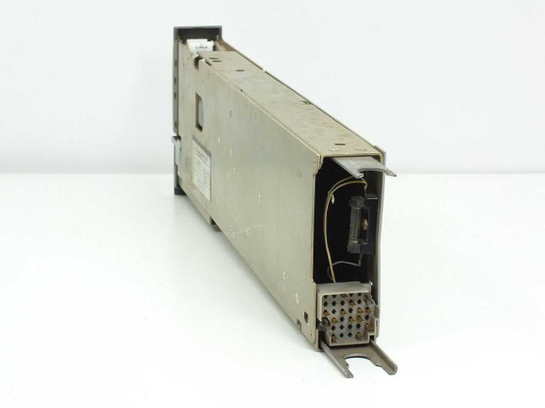 Honeywell Vutronik 37610-4063-0600-000-000 amplifier plug-in – rear angled view showing multi-pin edge connector and module housing
