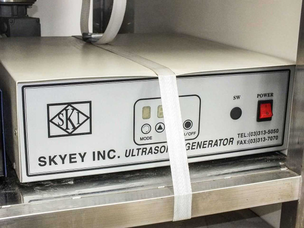 Disc Master Ultrasonic Cleaning Bench w/ Skyey and Generator Flow Hood 440V