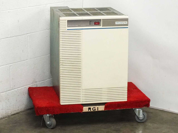 Wellfleet 75040 BCN full front view on rolling dolly – complete tower chassis showing louvered panels and front control strip