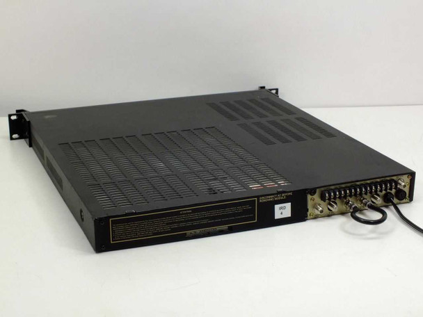 Standard MT650 Agile IRD-2 Videocipher II Plus – top and rear view showing ventilation and rear connector panel