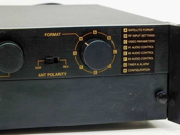 Standard MT830 right side of front panel – Format rotary knob with A–H settings legend and ANT Polarity NOR/REV switch