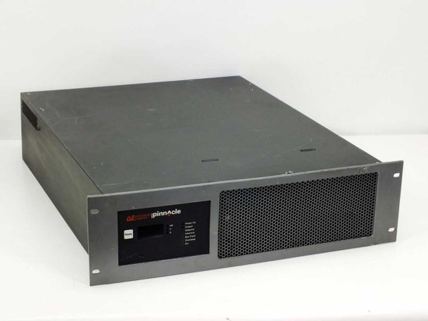 Advanced Energy MDX Pinnacle 8kW DC Power Supply B5181854DD — front panel 3U rackmount view showing AE Pinnacle branding and ventilation