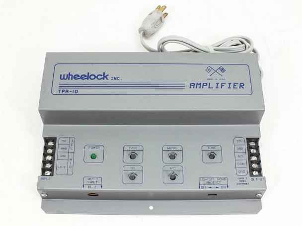 Wheelock Inc 10W Commercial Paging amplifier (TPA-10)