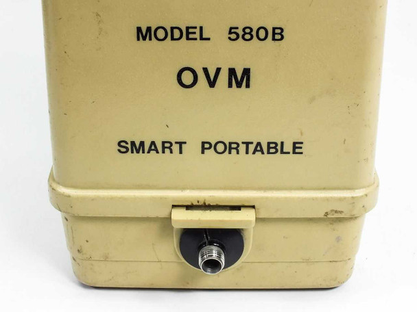 Thermo Environmental 580B OVM – front lower panel showing MODEL 580B OVM SMART PORTABLE label and sample inlet fitting