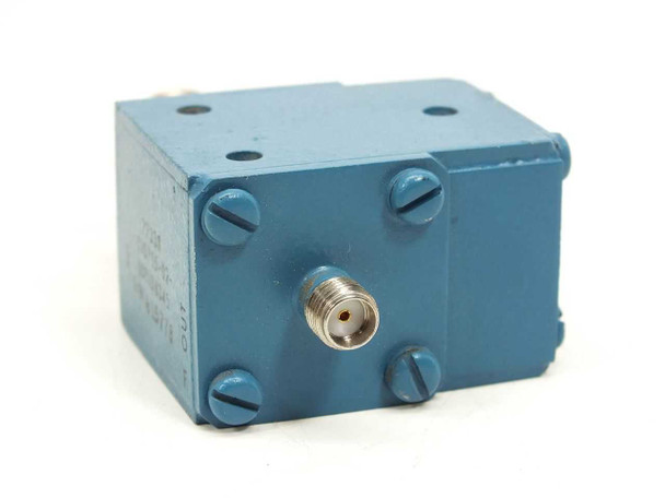 RF Coax Isolator 27338 110715-02 – opposite side view showing small SMA female connector port