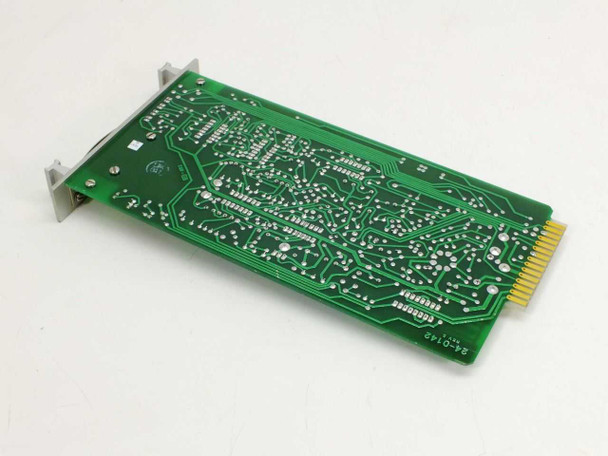 GasTech 24-0142 Input Module Card — bottom PCB view showing solder side with part number 24-0145 silkscreen and gold card edge connector