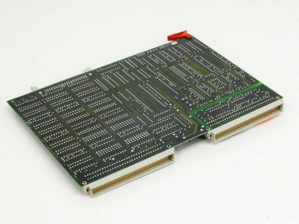 Netstal DSC3 110.240.9864 Komplett PCB – bottom solder side view showing through-hole solder joints and two large edge connectors