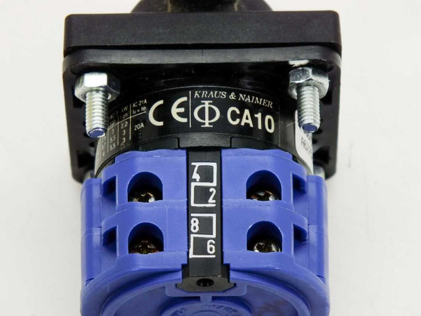 Kraus & Naimer CA10 Cam Switch Base with Knob, Mounting Plate and Lock ...