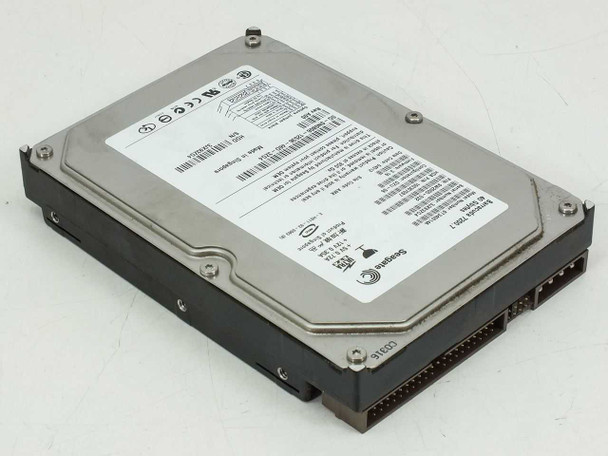 Seagate ST340014A Barracuda 7200.7 40GB 3.5-inch IDE hard drive – top and front angle view showing label and IDE connector