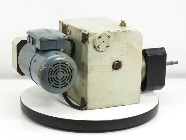 Singulus Technologies TC 47 Servo Module – rear three-quarter view showing Georgii Kobold motor mounted on side and output shaft on opposite end
