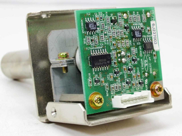 Okano Works PSG-18 – interior view with PCB removed showing integrated signal conditioning circuit board and components