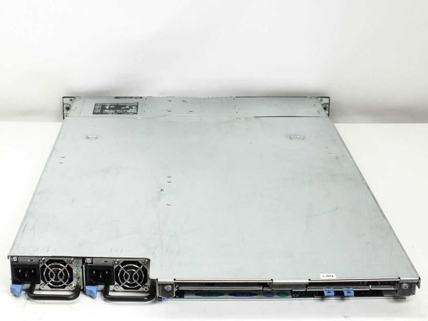 Dell PowerEdge 1850 rear view – dual redundant power supply units installed with exhaust fans