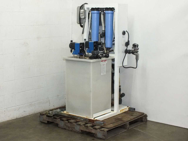 USFilter System Water Filter Baldor Motor Pulsatron Pumps & Tank-Aquasaver AS-IS