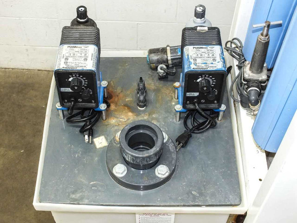 USFilter System Water Filter Baldor Motor Pulsatron Pumps & Tank-Aquasaver AS-IS