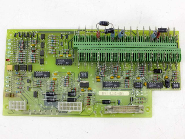 Netstal SPV 110.240.9450b Komplett Card from Diskjet Injection Steag Firstlight