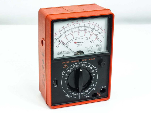 Triplett Model 60 Type 2 Suspension Analog VOM Volt Ohm Milliameter Multimeter