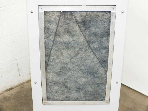 Hugle Electronics 430 – close-up of HEPA filter panel with aluminum frame and filter media visible