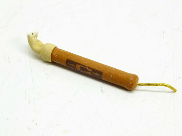 Caddock MG730 250K 1% Type MG Power Film Resistor – side view showing full body and axial gold lead