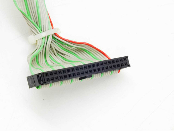 Close-up of 40-pin flat ribbon connector end of the included field wiring harness