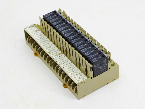 Omron P7TF-OS16 I/O Block Base with 16 G3TA-ODX02S 24VDC Relays