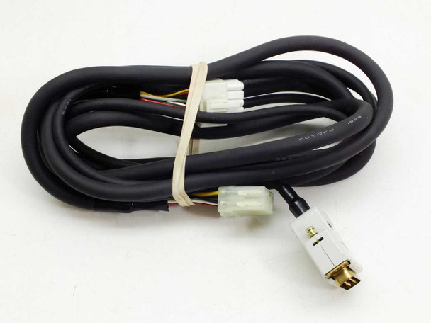 NSK YS2020FN001 – included wiring harness coiled, showing multi-pin connector and round locking connector