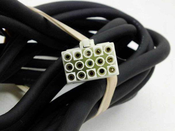 NSK YS2020FN001 wiring harness – close-up of 12-position inline block connector end