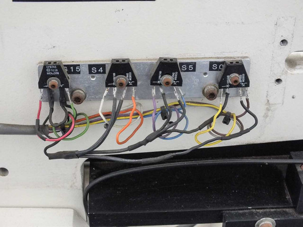 HTI Engineering HT-2 – position sensor array showing sensors S15, S4, S5, S0 with multi-color wiring