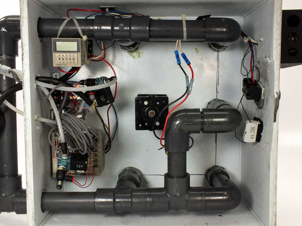 HDPE Spinning Chamber w/ Miniarik Drive Controller and Norgren Linear Actuator