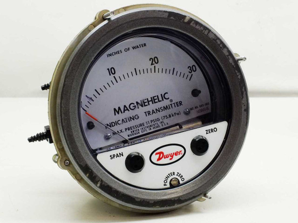 Dwyer 605-30C 0-30" Magnehelic Differential Pressure Indicating Transmitter Gauge