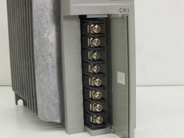 Yaskawa SGDL-04AP Servopack – side view showing 6-position screw terminal block power connections