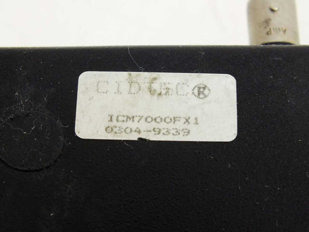 Cidtec ICM7000FX1 bottom label showing model ICM7000FX1 and part number 0304-9339