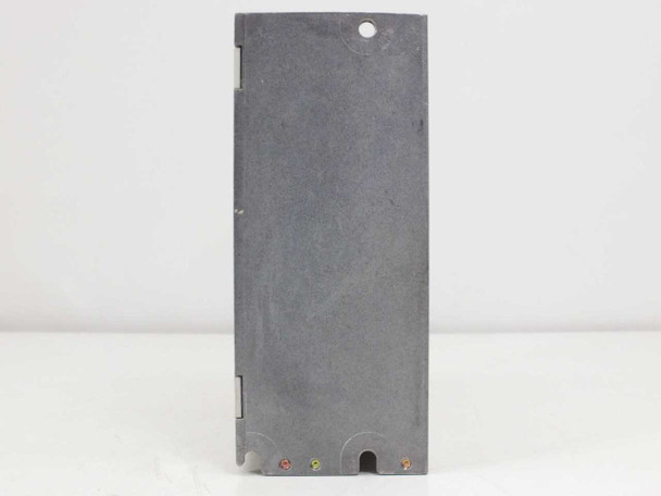 Mitsubishi MR-J2S-70A-U006 AC servo drive – rear panel view showing tinted cover with broken hinge
