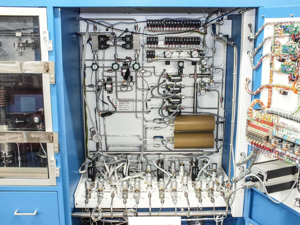 Thomas Swan EPITOR Epison II MOCVD 1x2 Quartz Reactor Lepel RF Heater Deposition