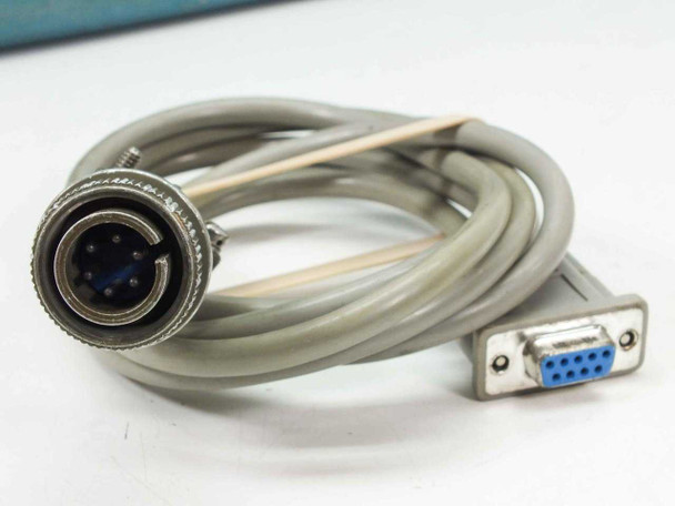 Included RS232C data cable for In-Situ SE2000 – circular 8-pin military-style connector on one end and DB9 female connector on other end