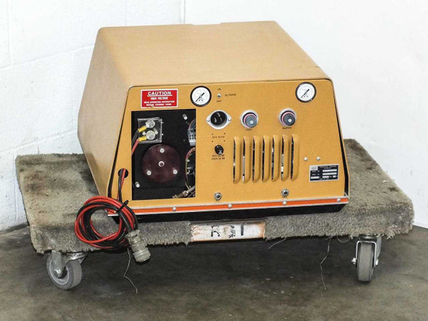 IPT PD1200-553 rear panel view showing high-voltage caution label, N2 purge switch, power inlet, Copy and Master knobs, and ventilation fins