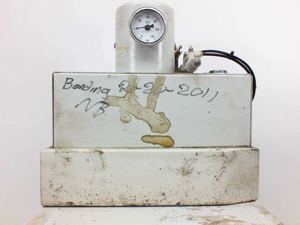 Guann Yinn GY181CD UV lamp module — repeat top view with pressure gauge, solenoid valve, and handwritten housing markings