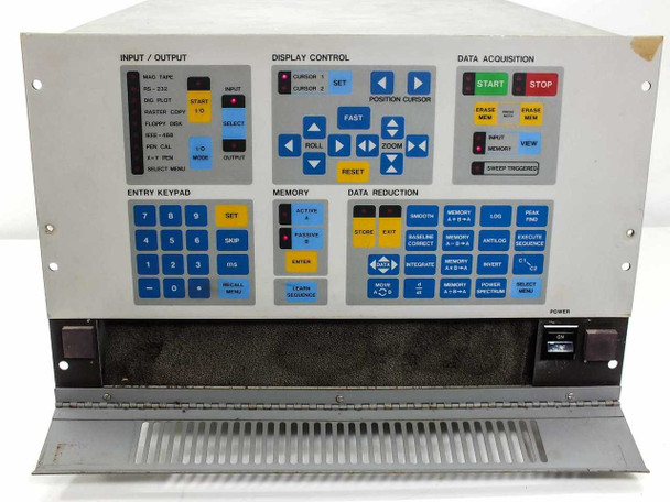 Nicolet 1270 IDACS – front panel angled view with front door/access panel open revealing floppy bay area