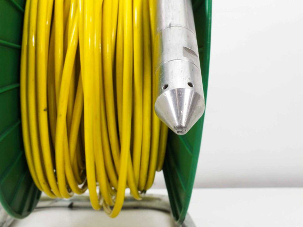 Close-up of In-Situ PXD-260 stainless steel submersible transducer probe tip with ported sensing end