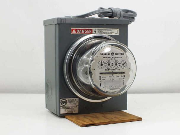 GE I-50-S Single-Phase Watthour Meter with Circle AW 3R Enclosure