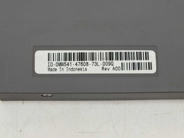 Dell MW541 module label closeup – ID-0MW541-47608-73L-009Q, Made In Indonesia, Rev A00