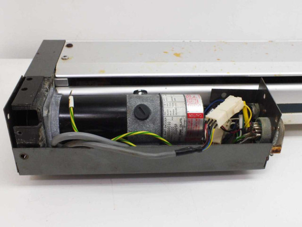 Yamaha LS1BL-850 drive motor compartment open showing E501000C30 motor with wiring harness and encoder