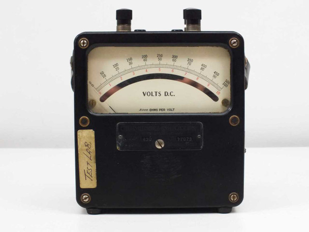 Weston Electrical 430 VINTAGE DC Voltmeter Meter 0~500 Volt