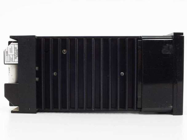 Eurotherm 831 Digital Power Controller — left side view showing full heatsink fin assembly and rear label