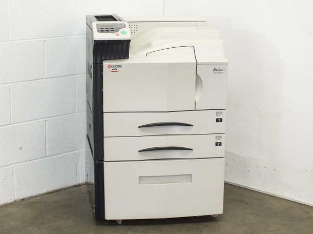 Kyocera Mita FS-9500DN Ecosys 50 PPM Laser Printer 11x17 - Missing Wheel - As Is