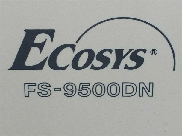 Kyocera Mita FS-9500DN Ecosys 50 PPM Laser Printer 11x17 - Missing Wheel - As Is