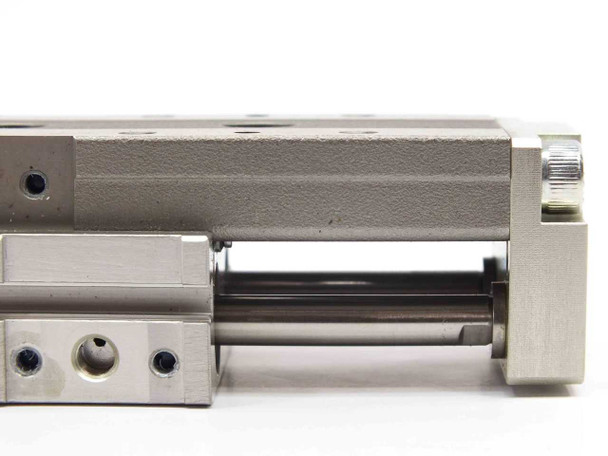 CKD LCG-1230S5D — opposite side profile showing rod end and pneumatic port fitting